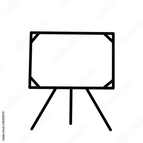 Fototapeta School equipment vector