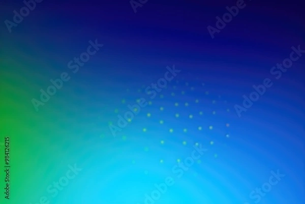 Fototapeta Abstract digital background in shades of blue and green with subtle lighting and a wavy texture, creating a modern and dynamic effect.
