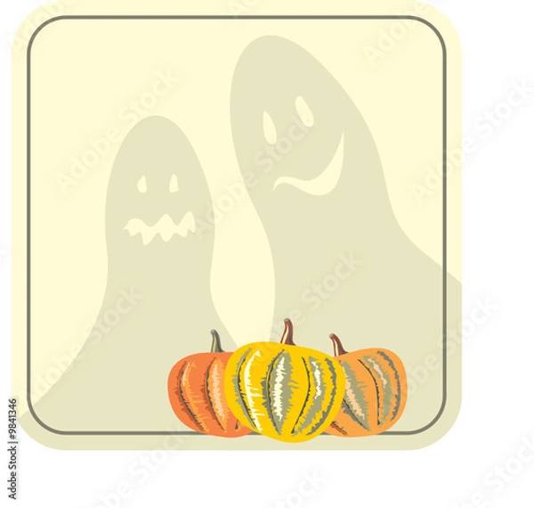 Obraz Halloween greeting card
