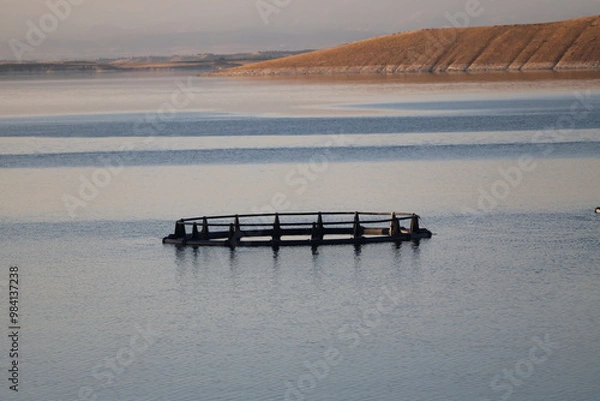 Obraz bench on the beach
