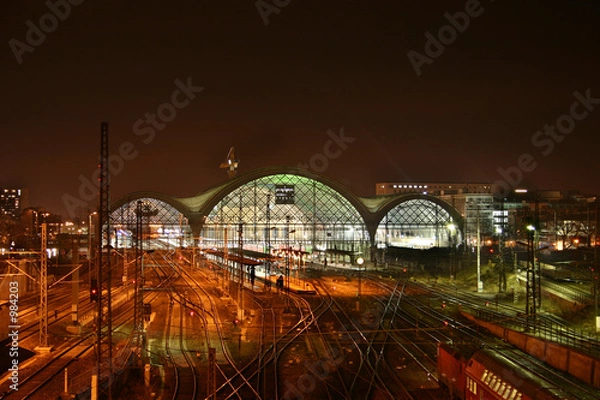 Obraz Centralna stacja w Dreźnie