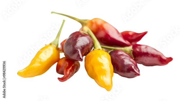 Obraz Pepper isolated on transparent background