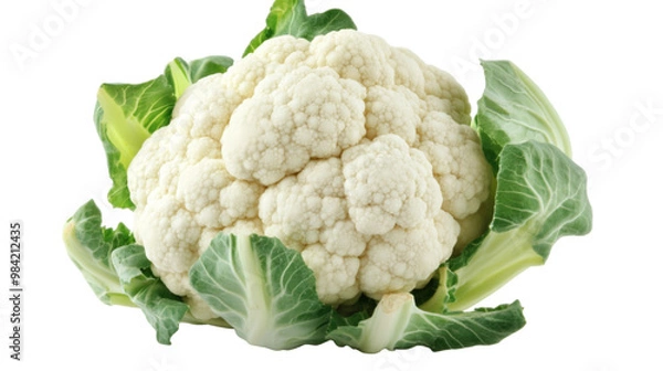 Obraz cauliflower isolated on transparent background