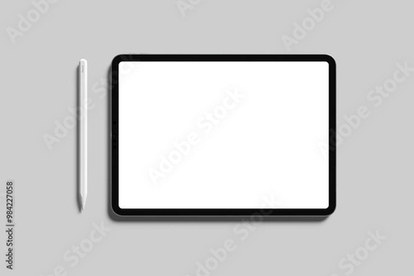 Fototapeta Tablet Screen Blank Mockup