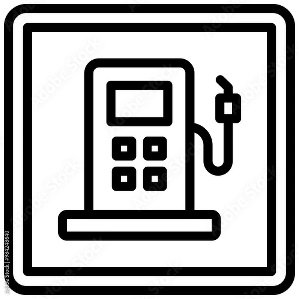 Fototapeta Gas Station