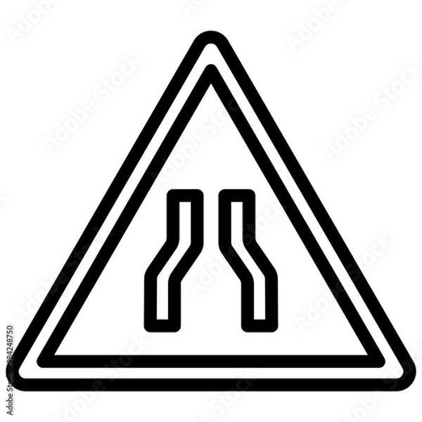 Fototapeta Narrow Road