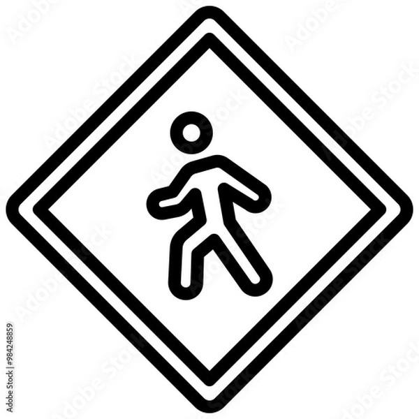 Fototapeta Pedestrian