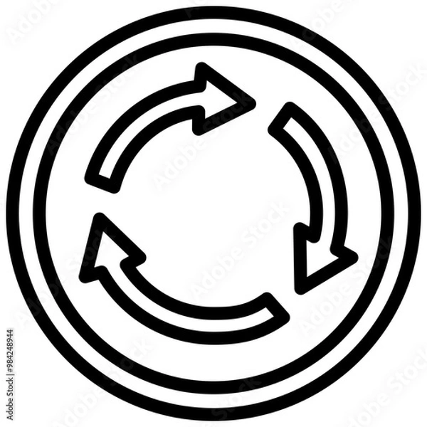 Fototapeta Roundabout