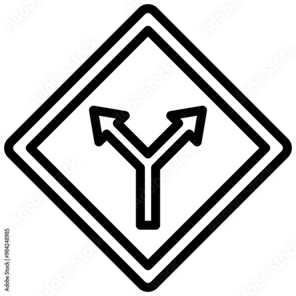 Fototapeta Split Road