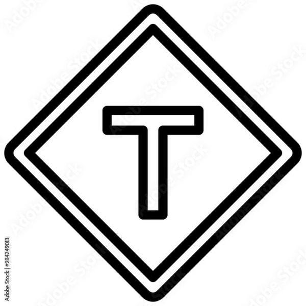 Fototapeta T Junction