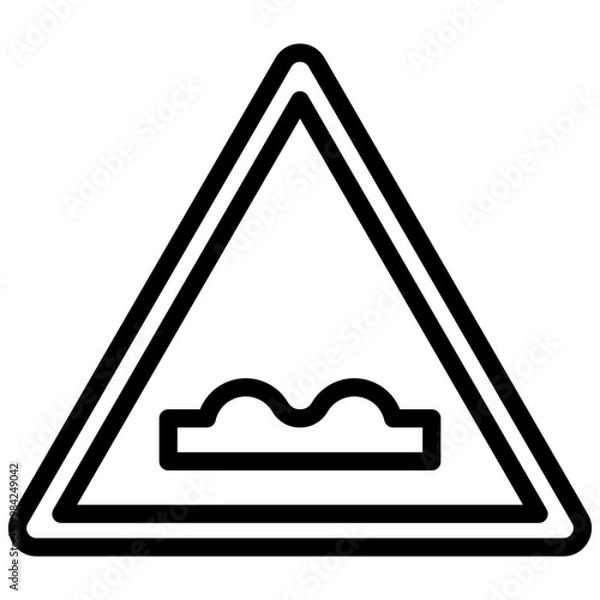 Fototapeta Uneven Road