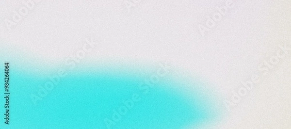 Fototapeta Smooth Gradient Background with Fine Noise and Soft Glow - High Resolution, Blue Color
