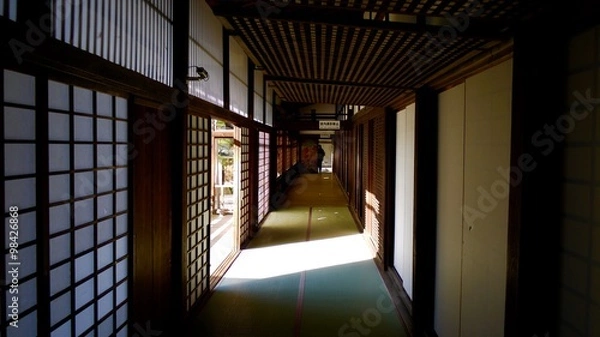 Obraz 日本家屋の廊下