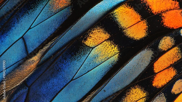 Obraz Abstract Butterfly Wing Texture