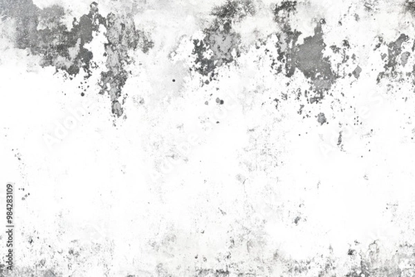 Fototapeta A heavily textured surface featuring various dark stains and patches, adding a grungy and worn-out appearance to the wall.