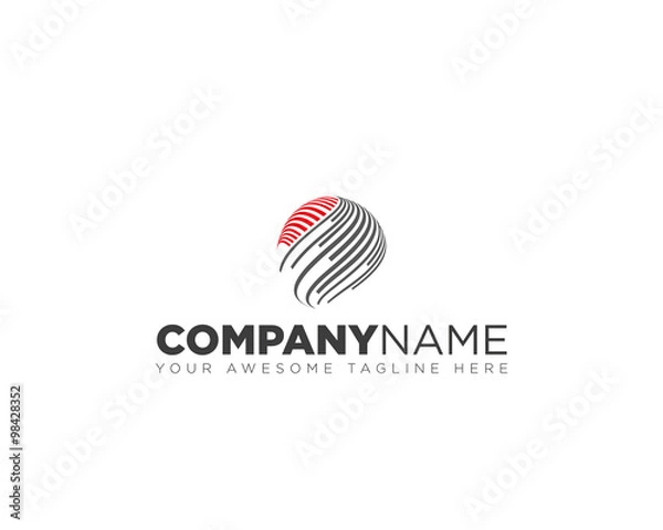 Fototapeta circle logo