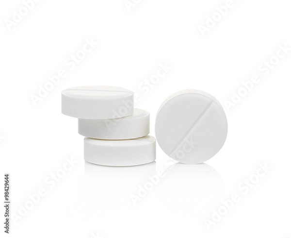 Obraz Pill isolated on white background