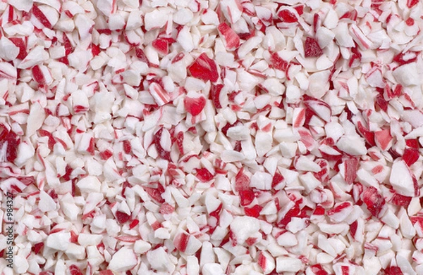 Fototapeta peppermint bits macro