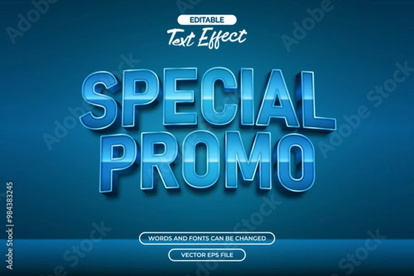 Fototapeta Special promo editable text effect