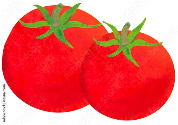 Obraz tomato isolated on white