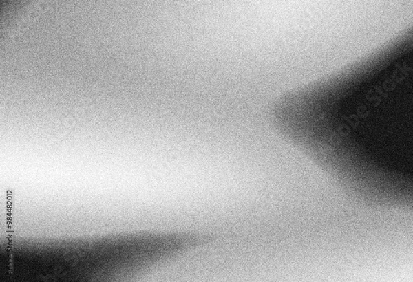 Obraz Abstract neutral black grey grainy texture gradient background	
