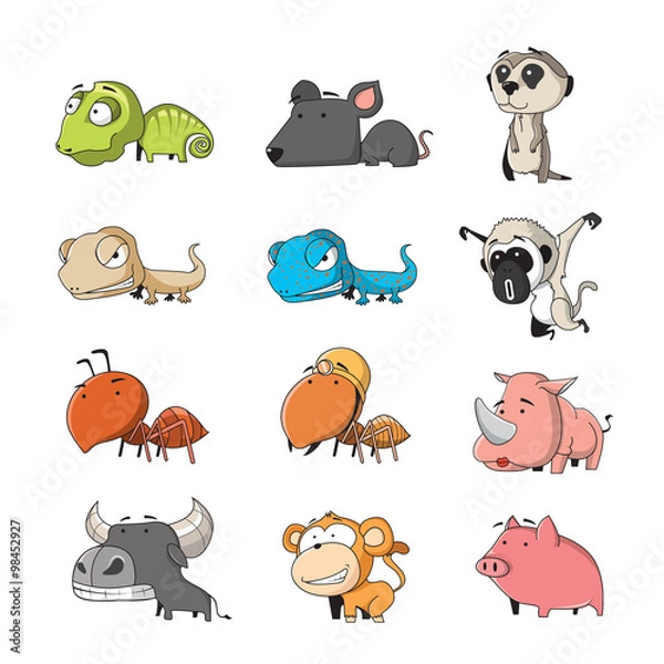 Fototapeta animal set 3