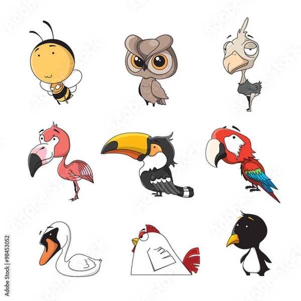 Fototapeta animal set 4