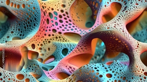 Fototapeta Fractals in an abstract design