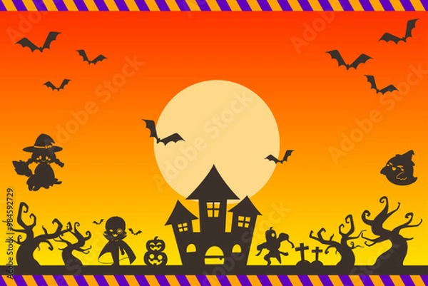 Obraz ハロウィン背景③