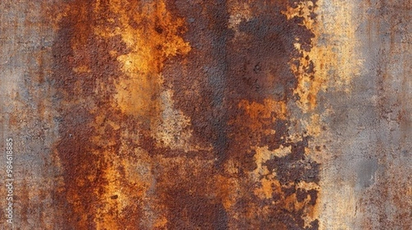 Fototapeta rusty metal texture aged backdrop