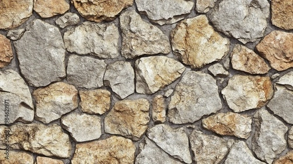 Fototapeta High resolution seamless granite texture for wall or floor applications