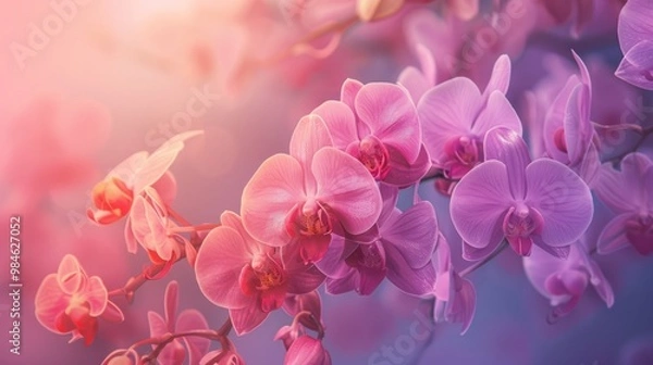 Obraz Pink Orchids in Soft Light