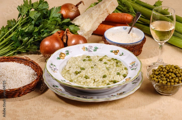 Fototapeta Risi e Bisi, typowa kuchnia wenecka