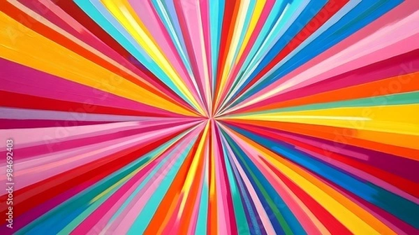 Fototapeta Abstract starburst pattern