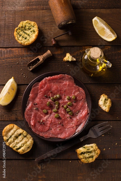 Obraz beef carpacio