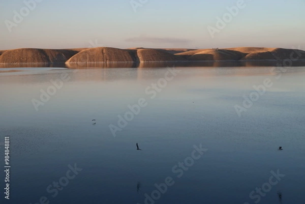 Obraz sunrise over the river