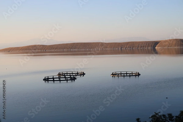 Obraz boat on the river