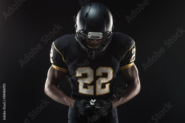 Obraz Amerykański piłkarz