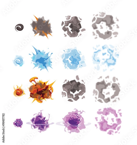 Fototapeta sprite boom