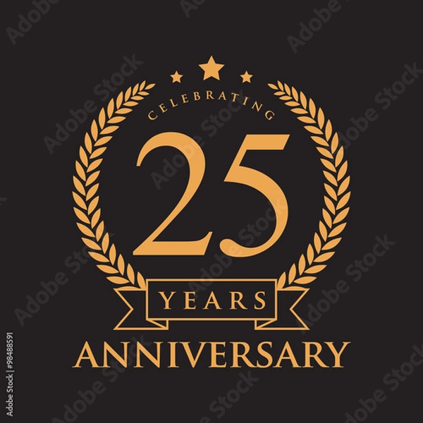 Fototapeta celebrating anniversary