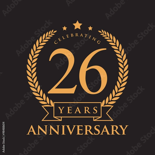 Fototapeta cellebrating anniversary