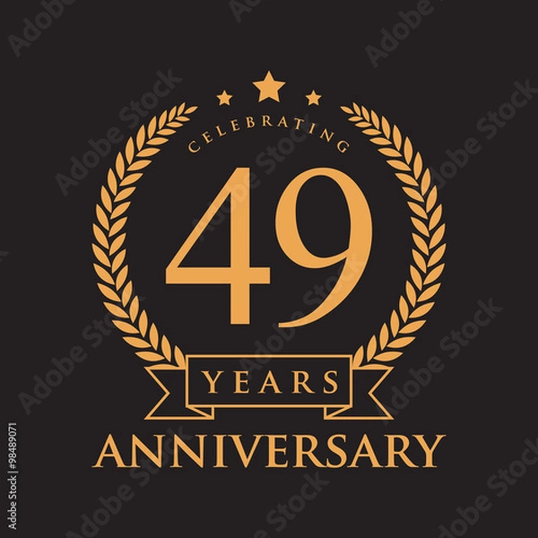 Fototapeta cellebrating anniversary