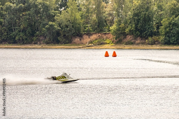 Obraz boat on the lake