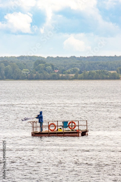 Obraz boat on the lake