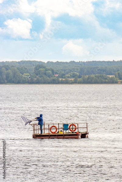 Obraz boat on the lake