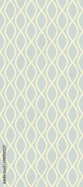 Fototapeta A seamless pattern featuring intertwined diamond shapes in soft colors, suitable for backgrounds or textile designs.
