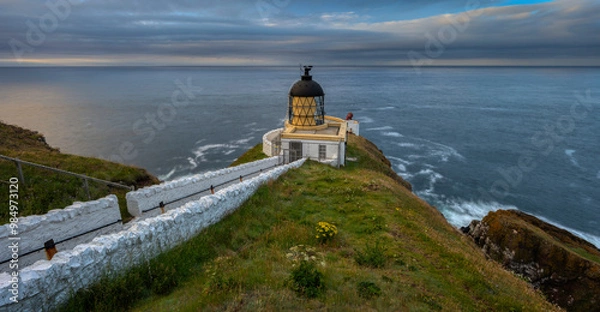 Obraz St Abbs Lighthouse at sunset