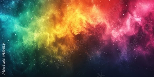 Fototapeta Grainy Noisy rainbow colors  Background with Gradient