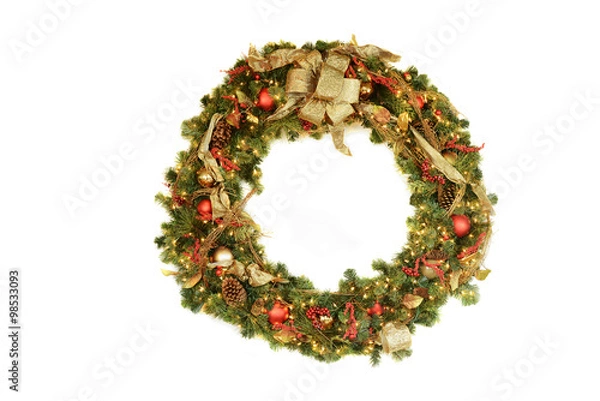 Fototapeta Christmas Wreath