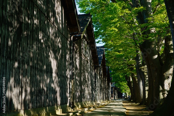 Obraz 酒田　山居倉庫